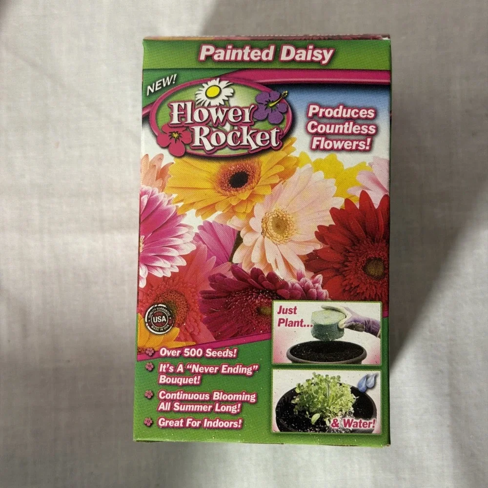 Lot of 6Boxes of Flower Seeds. Summer Bouquet Flower Rocket As Seen‎ On TV